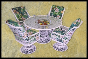 Fiberglass Outdoor Wicker Furniture